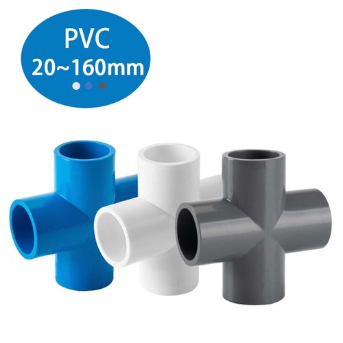 Cross round pipe - cross, pvc