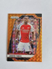 2024/25 Panini Prizm Premier League - Jurrien Timber Orange Mosaic Prizm #25