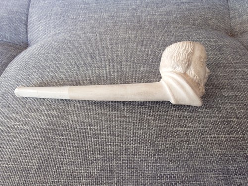 Antique vintage clay pipe - antique,