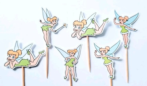 Tinkerbell cupcake toppers - , x6