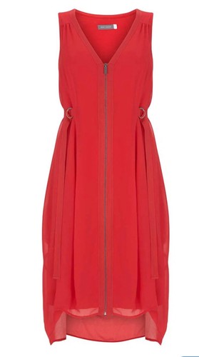Mint velvet red midi cocoon - mint,