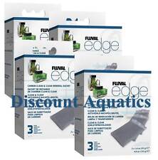 FLUVAL EDGE CARBON FILTER MEDIA CLEAN and CLEAR SACHETS AQUARIUM FISH TANK