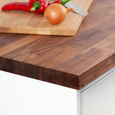 European Walnut Wood Worktop - Solid Wooden Kitchen Worktops and Breakfast Bars
