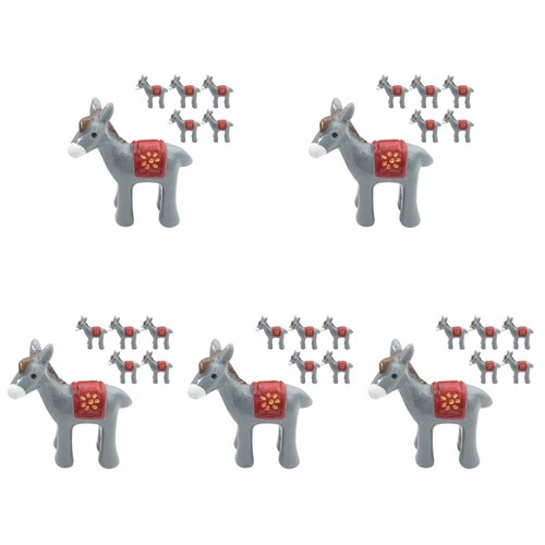 Pack mini resin donkey - pack,