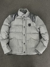 Rare Chevignon Togs Unlimited Wool Monochrome Down Jacket S/XS