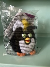 McDonalds Happy Meal Toy - Furby 2000 - Black & White Yellow Hair  - Not working