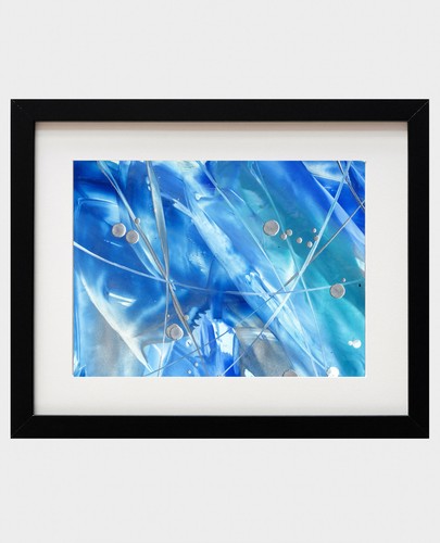 Original abstract wax painting - original,