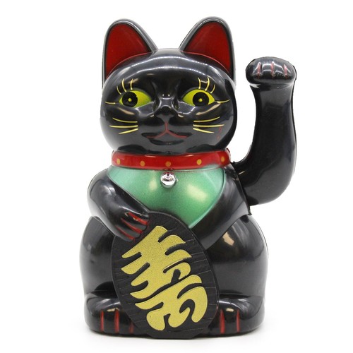 Black chinese lucky waving - black,