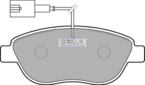 Pd2 front brake pads - brake, suit