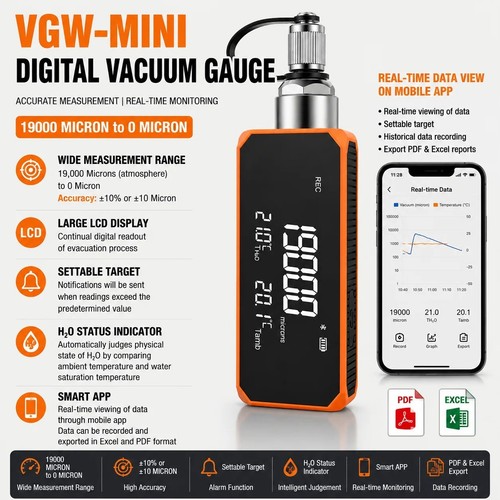 Vgw mini vacuum - vacuum, gauge