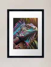 Iridescent Pastel Iguana