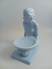 Art Deco Figurine Soap Holder - By Richard's Tile Company - England - C.1930