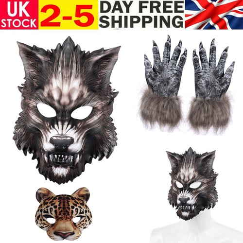 Halloween wolf mask - wolf,