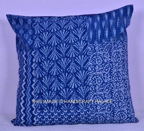 Indigo blue patchwork - indigo,