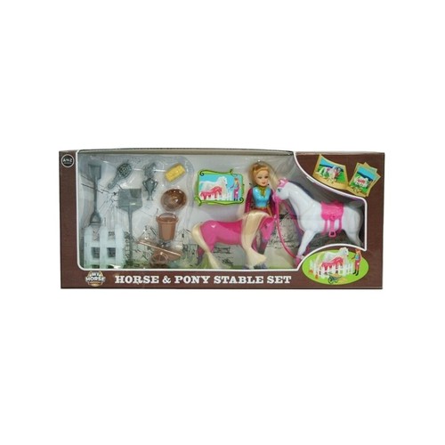 Pony horse doll play - pony,