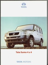 Tata Sumo 4x4 2007-08 Export Markets Single Sheet Sales Brochure In English