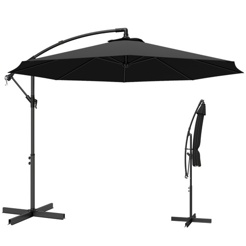 Outsunny banana parasol - outsunny, 3(m)