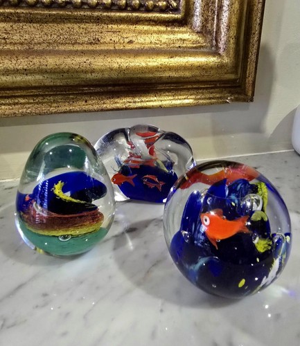Three vintage murano style - murano,