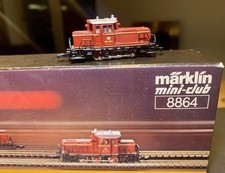 Märklin 8864, Z-gauge (scale 1:220) diesel switch locomotive, Used Boxed