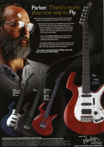 2002 parker electric guitars - parker,
