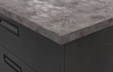Polished Concrete Rounded Edge Laminate Kitchen Worktops