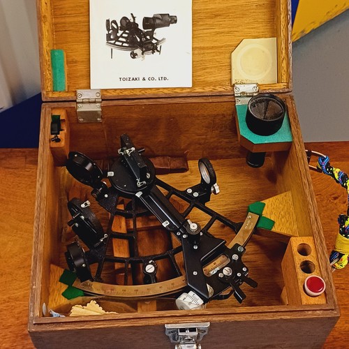 Nautical sextant working - sextant,