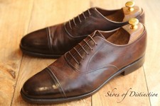 Barker Brown Burnished Leather
