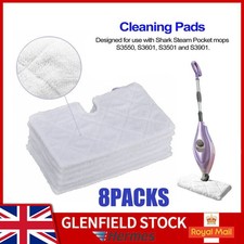 8x Microfiber Mop Pads For
