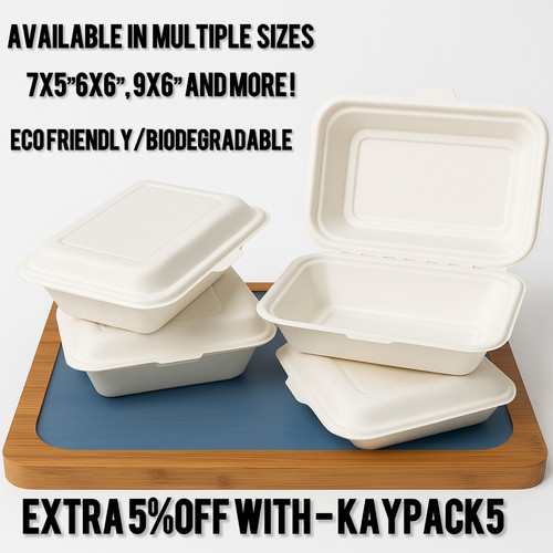Bagasse takeaway containers - takeaway,