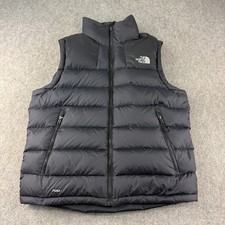 The North Face 700 Gilet Mens Medium Black Nuptse Down Body Warmer Vest
