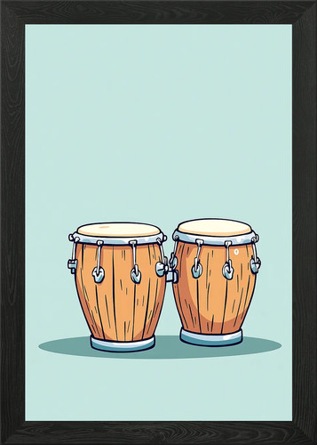 Conga drums illustration - conga,