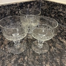 3 x Vintage Luminarc Verrerie