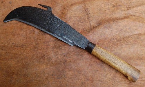 Unusual vintage billhook - vintage,