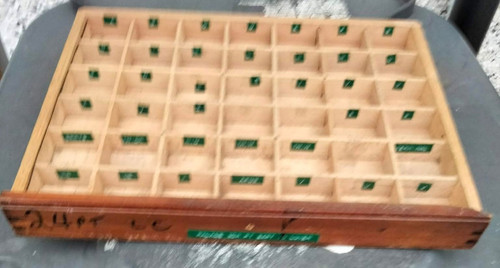 Wooden printers tray spaces - printers,