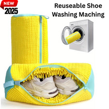 Shoe Washing Machine Bag Sneaker Laundry Cleaning Bags Reusable with Zipper UK