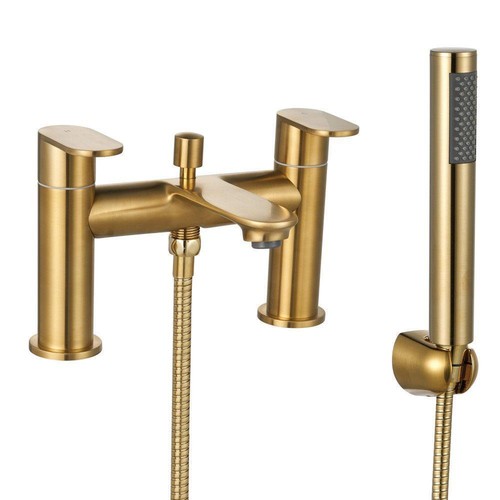 Brushed brass albury taps - brushed,