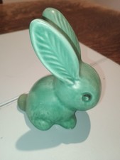 Sylvac Pottery Turquoise Snub Nose Bunny Rabbit No 990
