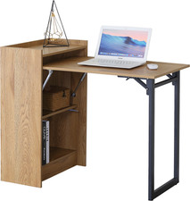 Folding Desk Foldable Computer Table Workstation Study Writing Home Office 102cm