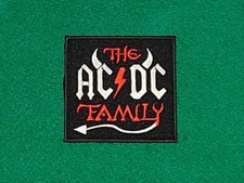 THE AC/DC FAMILY (a) Rock Music Patch Sew / Iron On Festival Badge