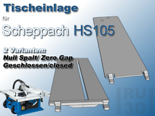 Table insert for Scheppach HS 105 ZERO gap, zero gap or closed