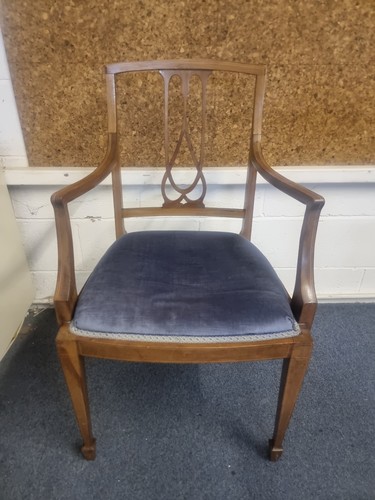 Antique mahogany and blue - antique,