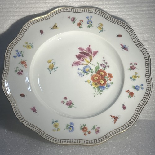 Antique meissen plate - antique, with