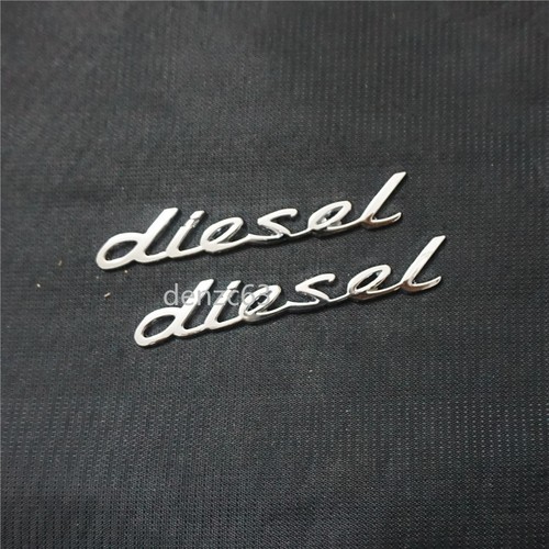 Chrome silver diesel metal - chrome,