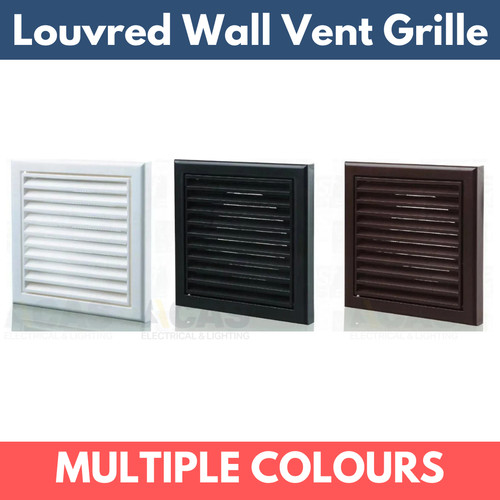Louvred wall vent grille - wall, cover