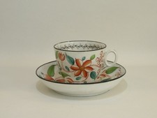 RARE EARLY 19TH CENTURY NEWHALL TEA CUP AND SAUCER BOWL NO.1235  - CIRCA 1820