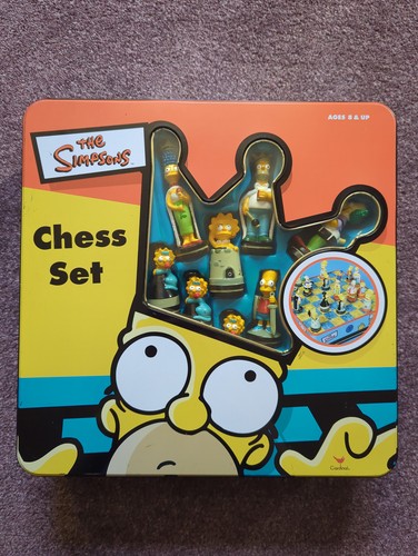 The simpsons chess set - the,