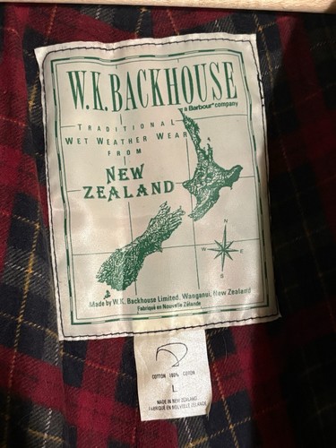 Vintage barbour backhouse - w.k.,
