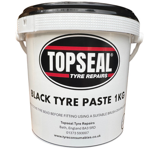 Black tyre bead paste - bead,