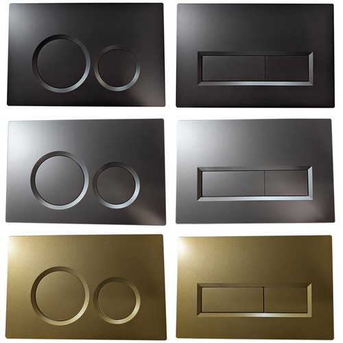 Dual flush toilet push button - dual,