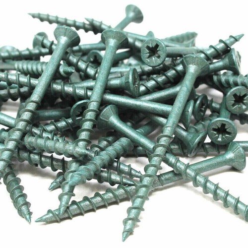 Decking screws green coated - green,